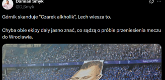 HIT! Oto OPRAWA kibiców Lecha Poznań na dzisiejszy Superpuchar Polski xD